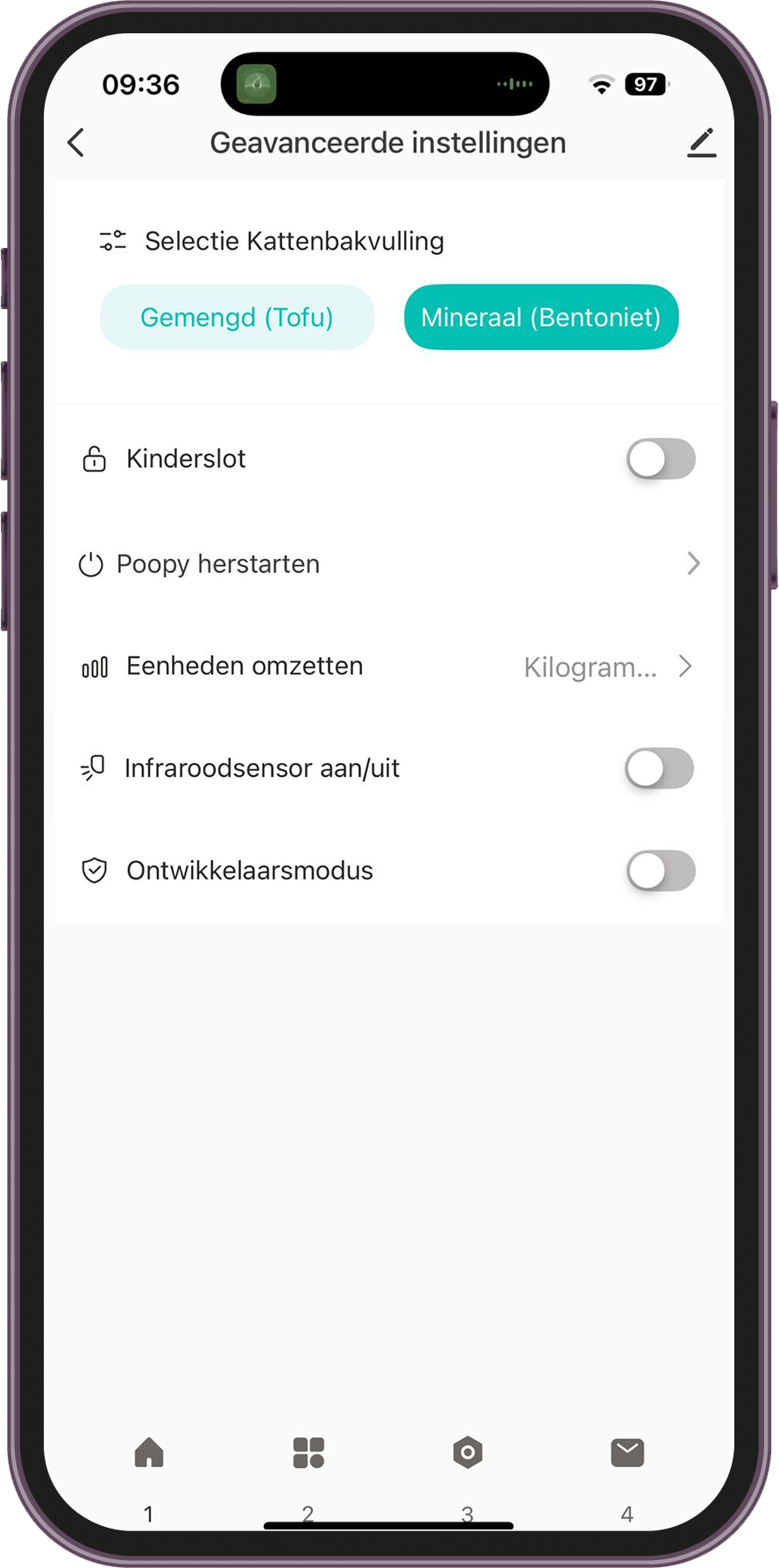 Advanced settings