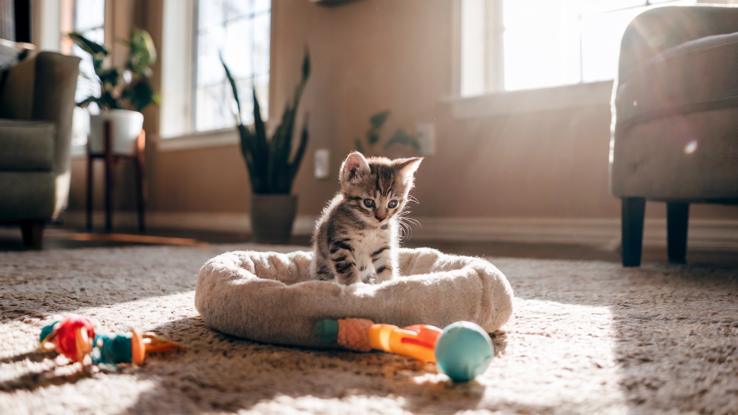 Hoe voed je een kitten op tot een zelfverzekerde kat?