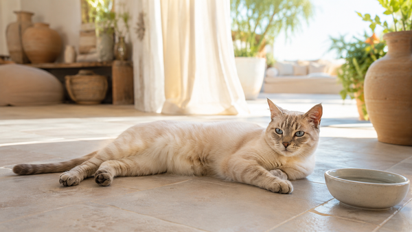 Kat en warm weer: zo help je je kat veilig de hitte door