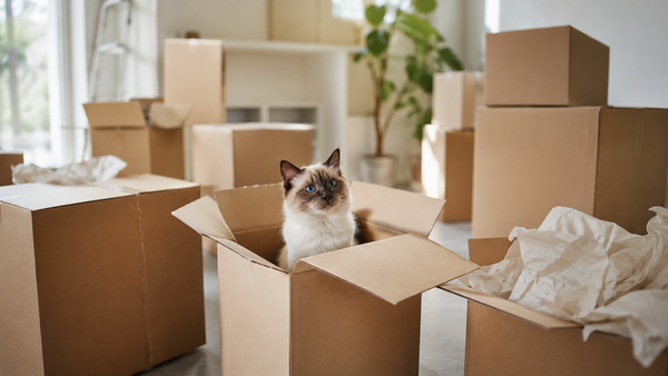 Verhuizen met je kat: zo maak je het stressvrij
