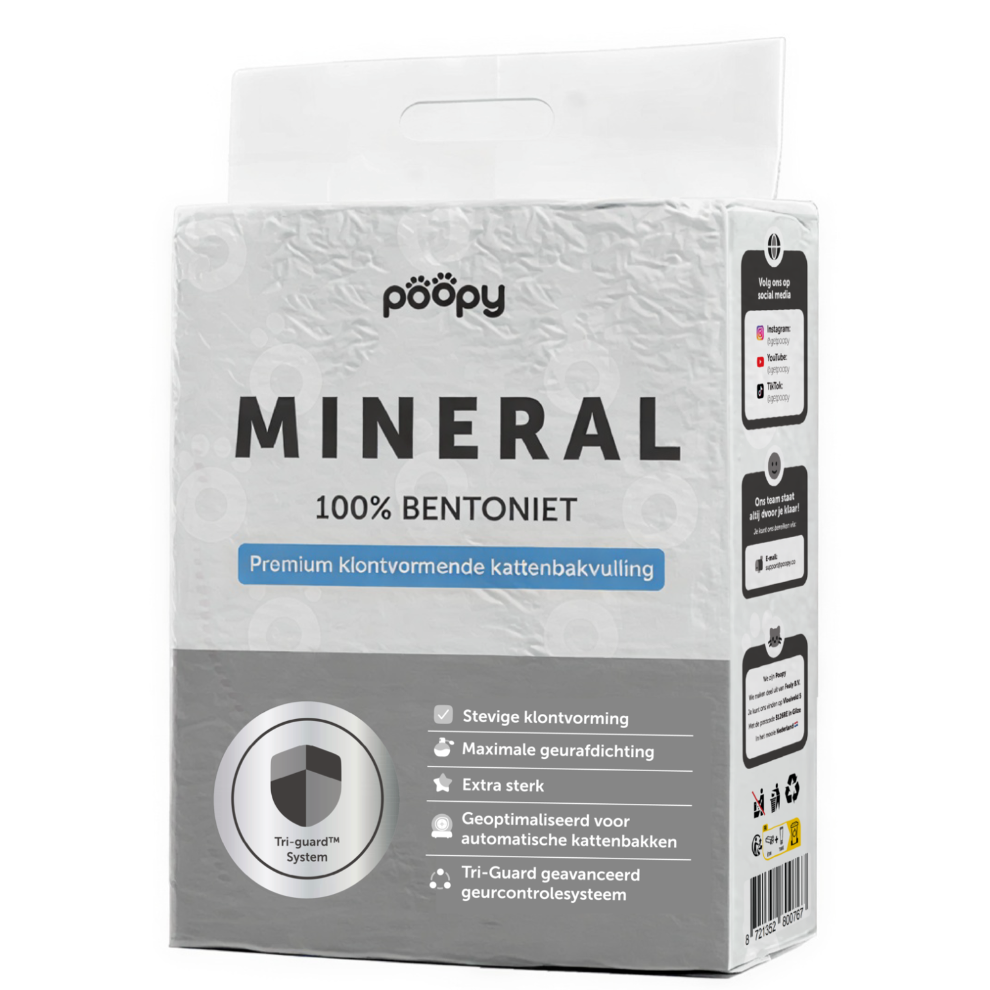 Mineral Grit (Kattenbakvulling) - 4 zakken