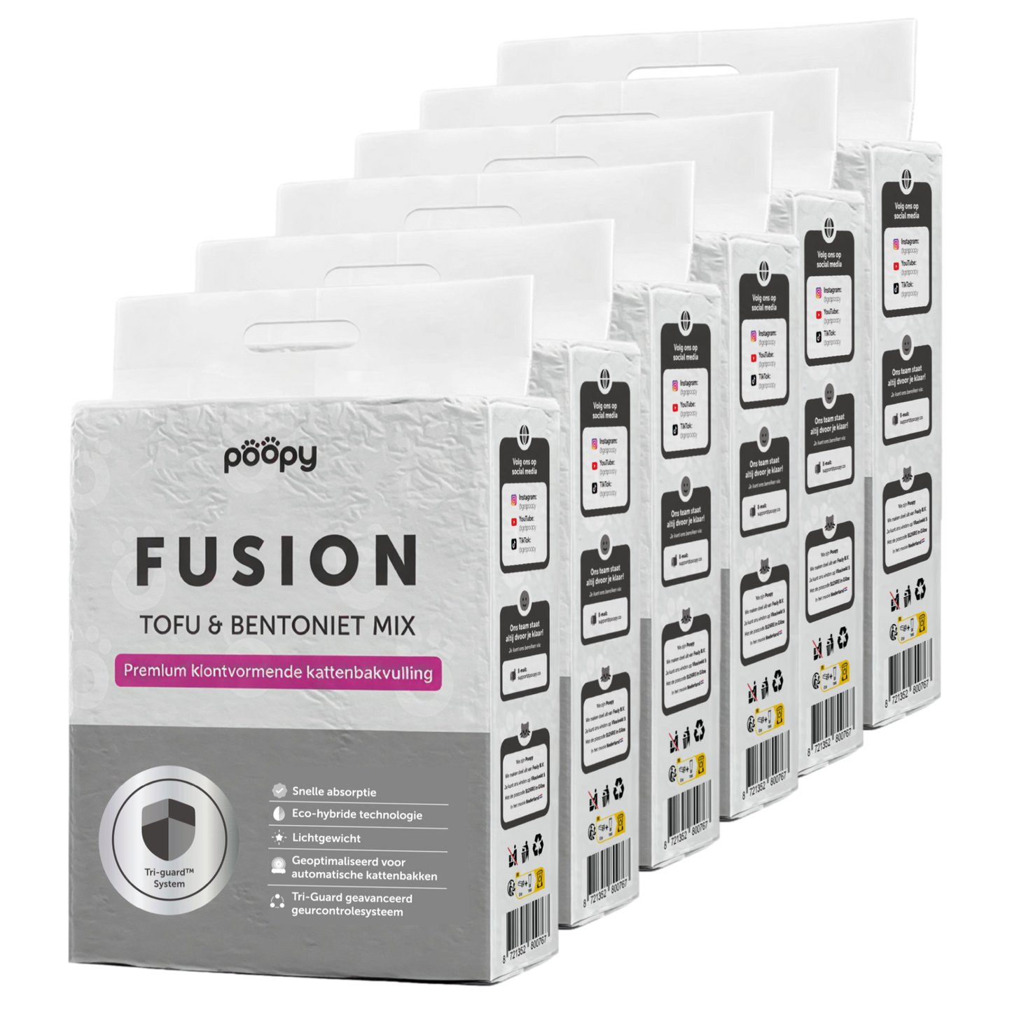 Fusion Grit - 6 zakken - (Kattenbakvulling)